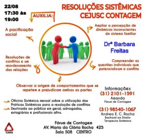 Resoluções Sistêmicas - CEJUSC Contagem @ Fórum de Contagem